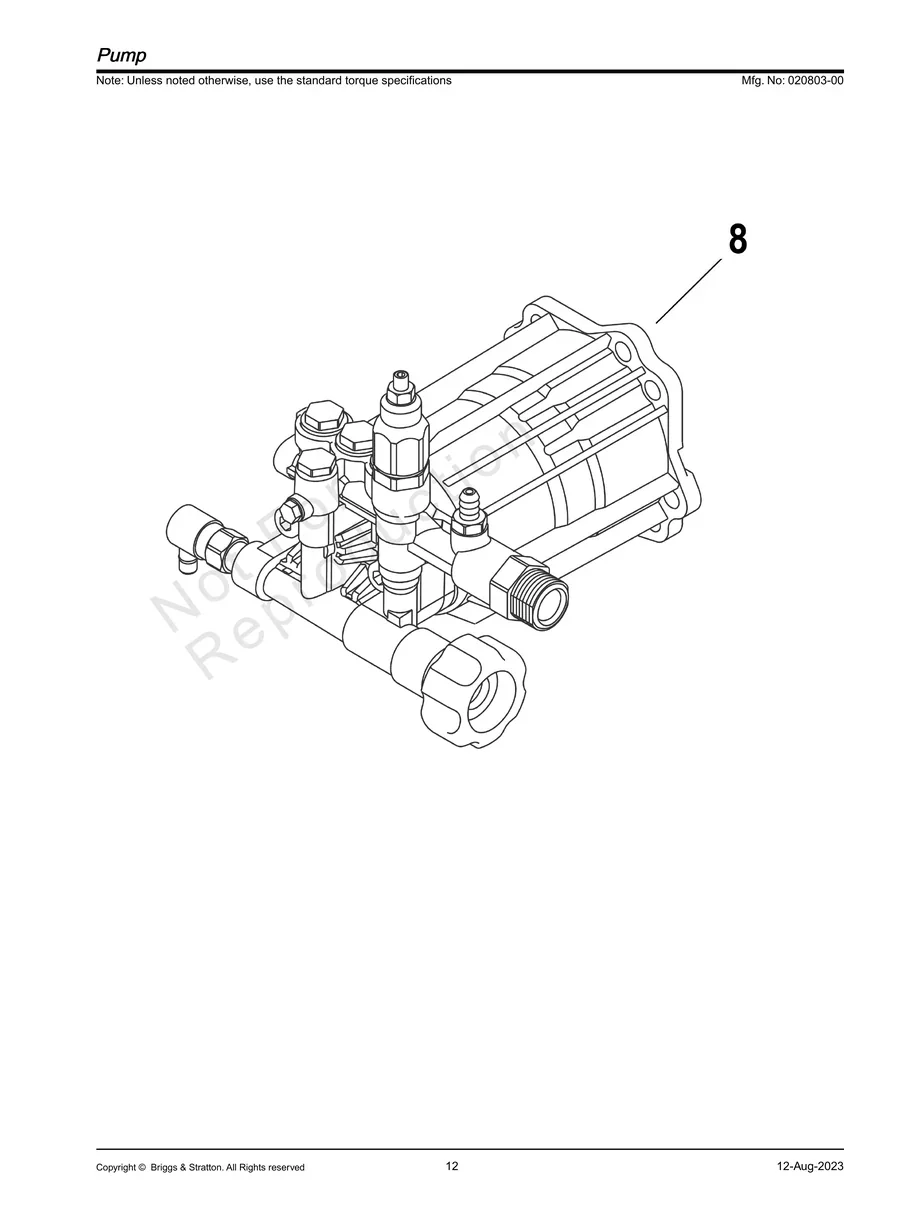 BRIGGS AND STRATTON, 020803-00, IPL.12